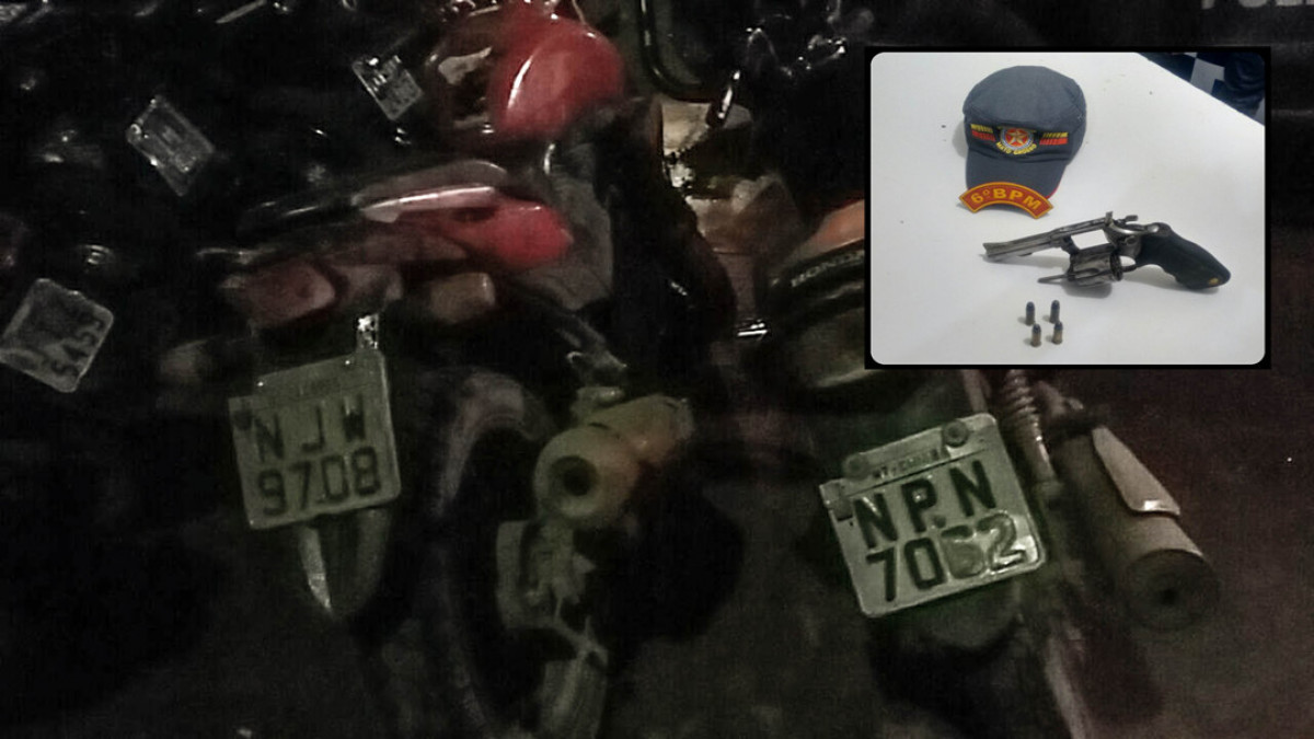 Polcia Militar recupera motos  e detm menor autor do roubo