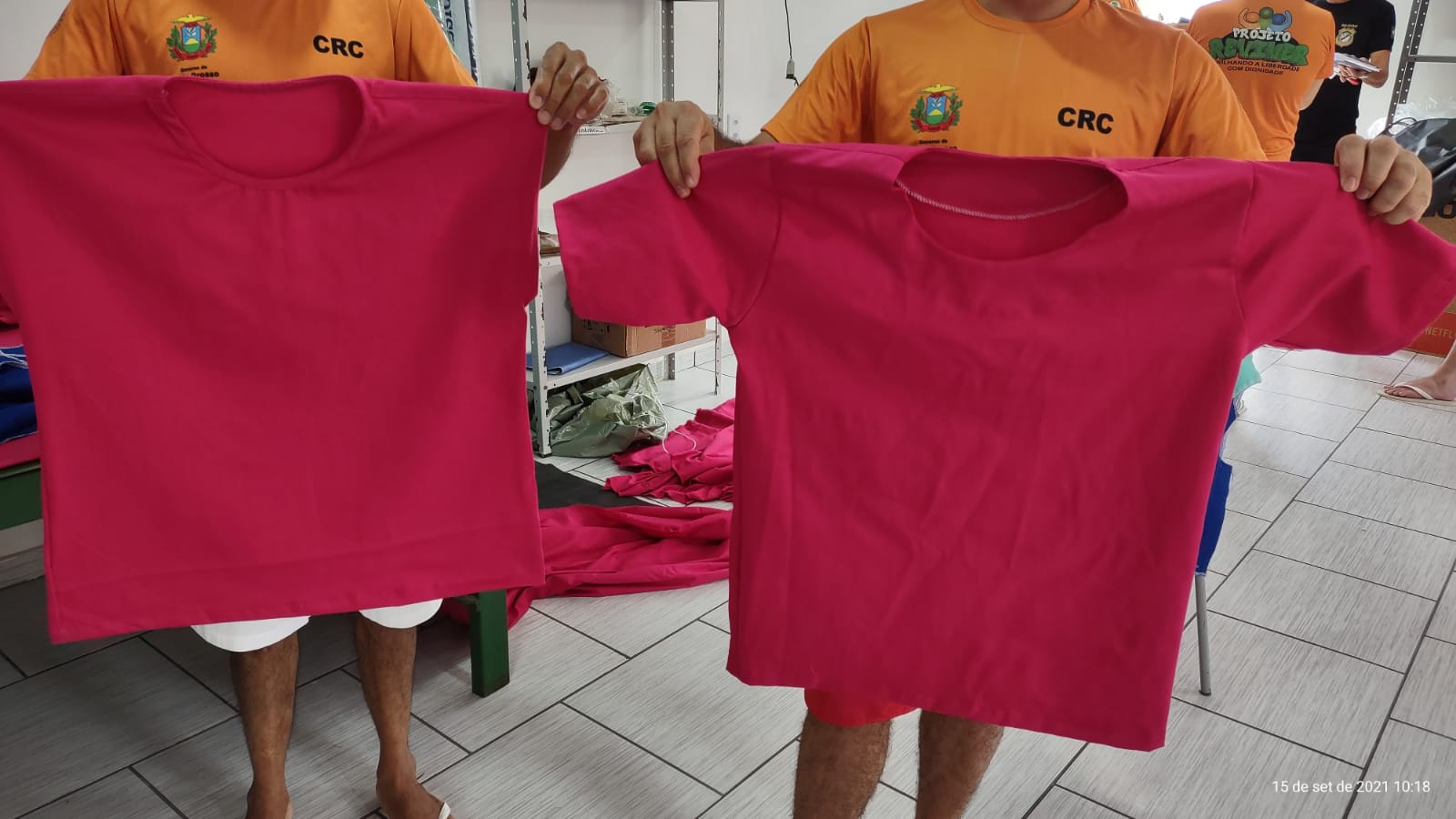 Parceria viabiliza confeco de uniformes do hospital So Luiz
