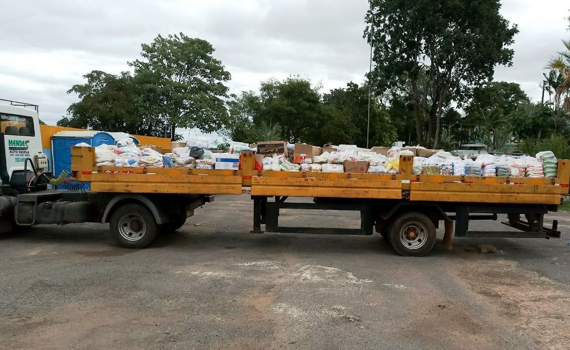 MAIO AMARELO: CIRETRAN entrega duas toneladas  de alimentos  entidades de Cceres