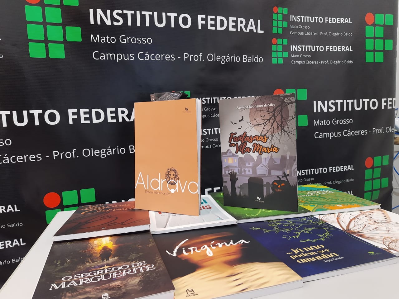 IFMT Cáceres recebe livros do projeto Literamato II e sedia debate sobre obras da literatura mato-gr