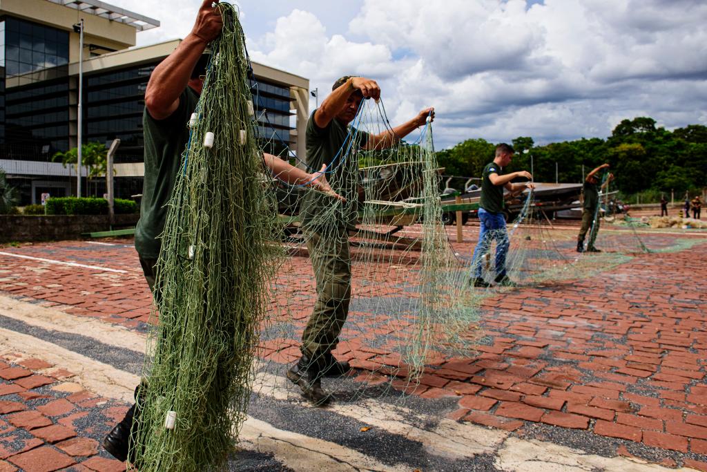 Sema aumenta em 236% apreenso de redes de pesca durante piracema