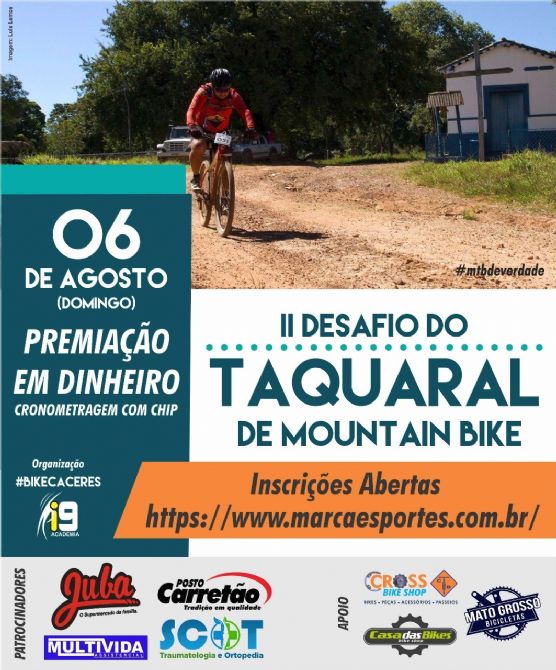 Cceres sedia em agosto o II Desafio de Mountain Bike