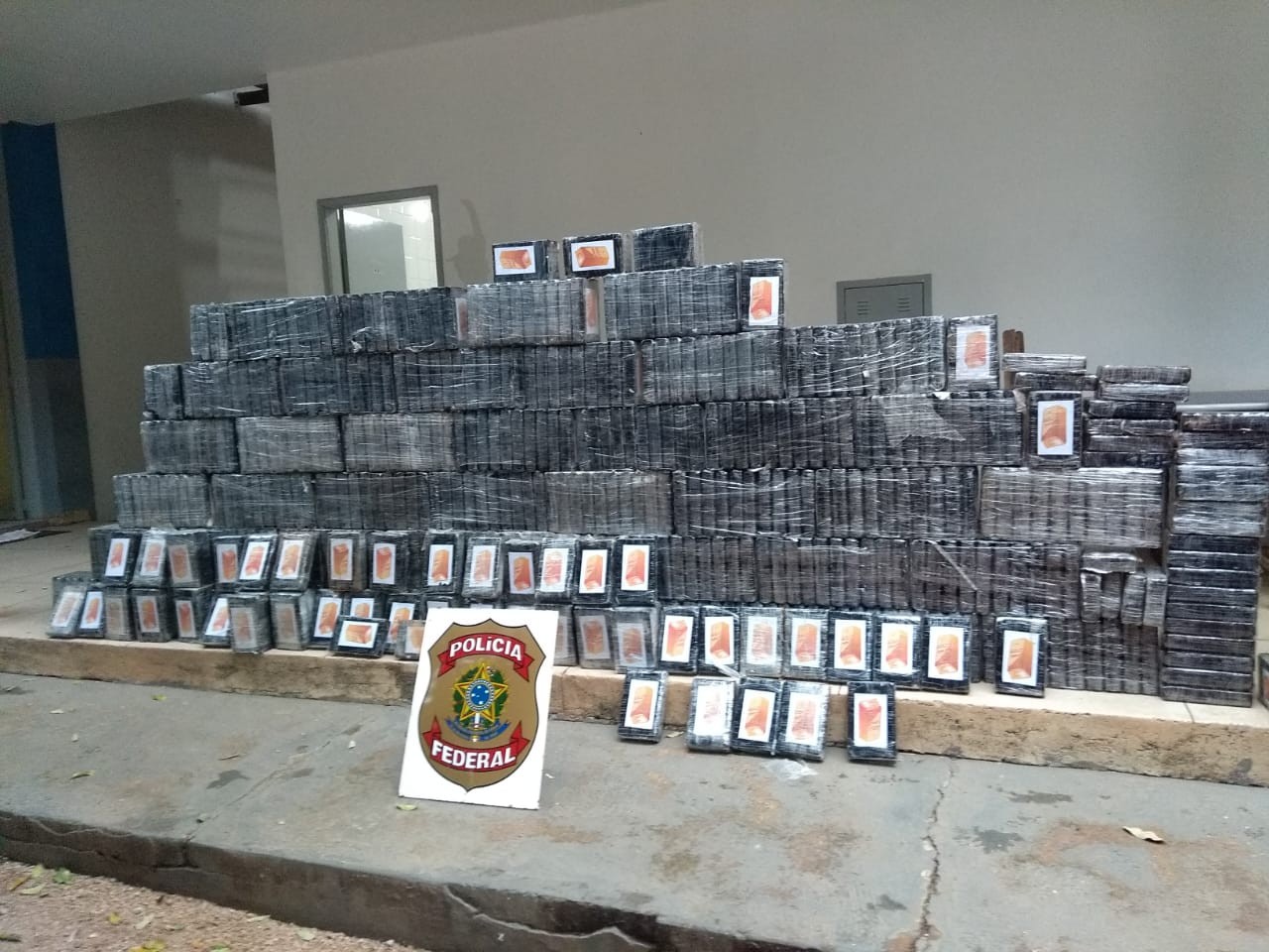Denncia leva Polcia Federal  apreender 580 kg de cocana