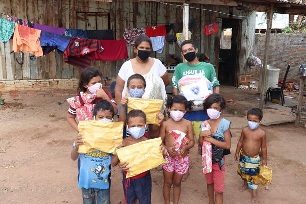 Campanha SOS Calamidades da LBV beneficia famlias carentes em Cceres