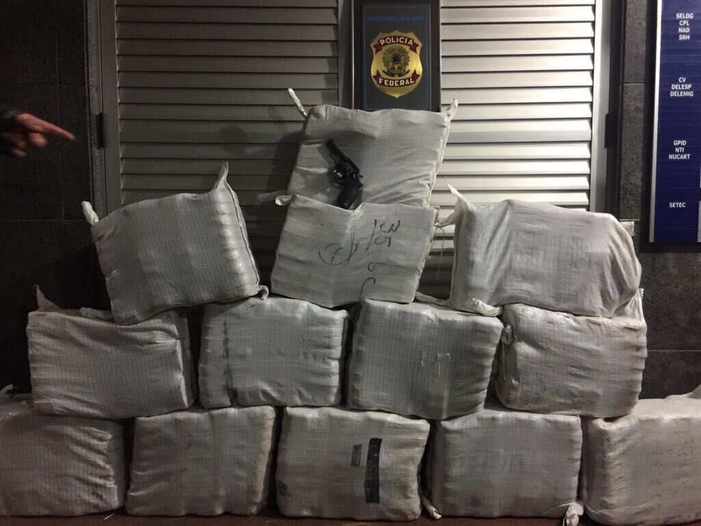 Polcia Federal apreende 456,5 kg de cocana na regio pantaneira