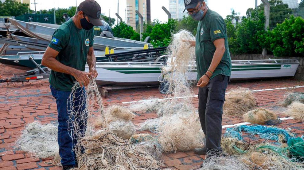 Sema apreende 416 kg de pescado ilegal e aplica mais de R$ 45 mil em multas em MT