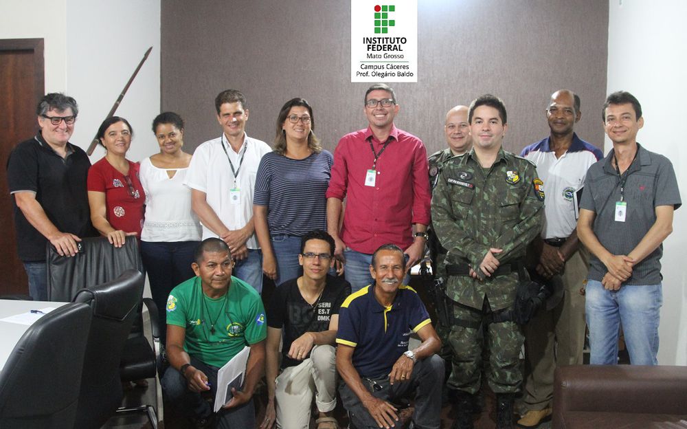 IFMT Cceres, Polcia Ambiental e Rotary Clube debatem  parceria para curso de Formao de Monitores