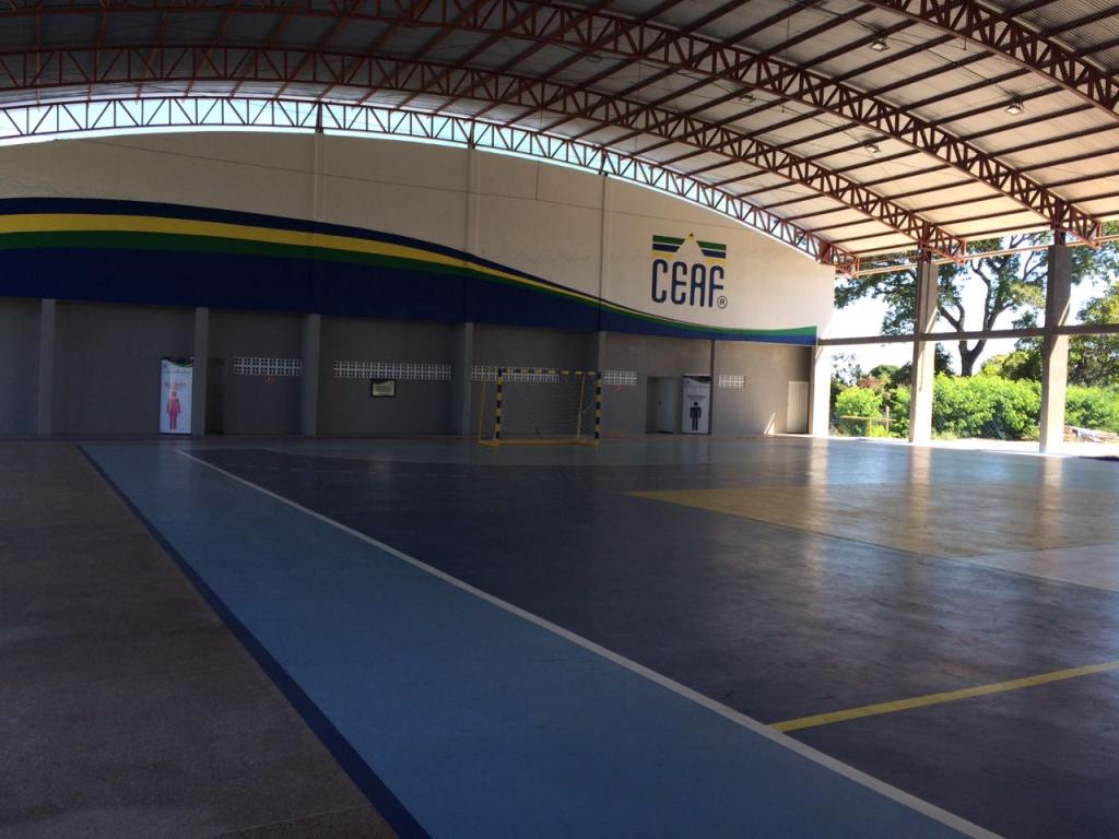 Quadra Poliesportiva do CEAF ser palco dos Jogos Escolares da Juventude em Cceres