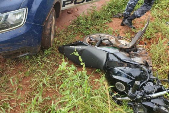 Polcia Militar recupera moto tomada em assalto pouco tempo depois do roubo