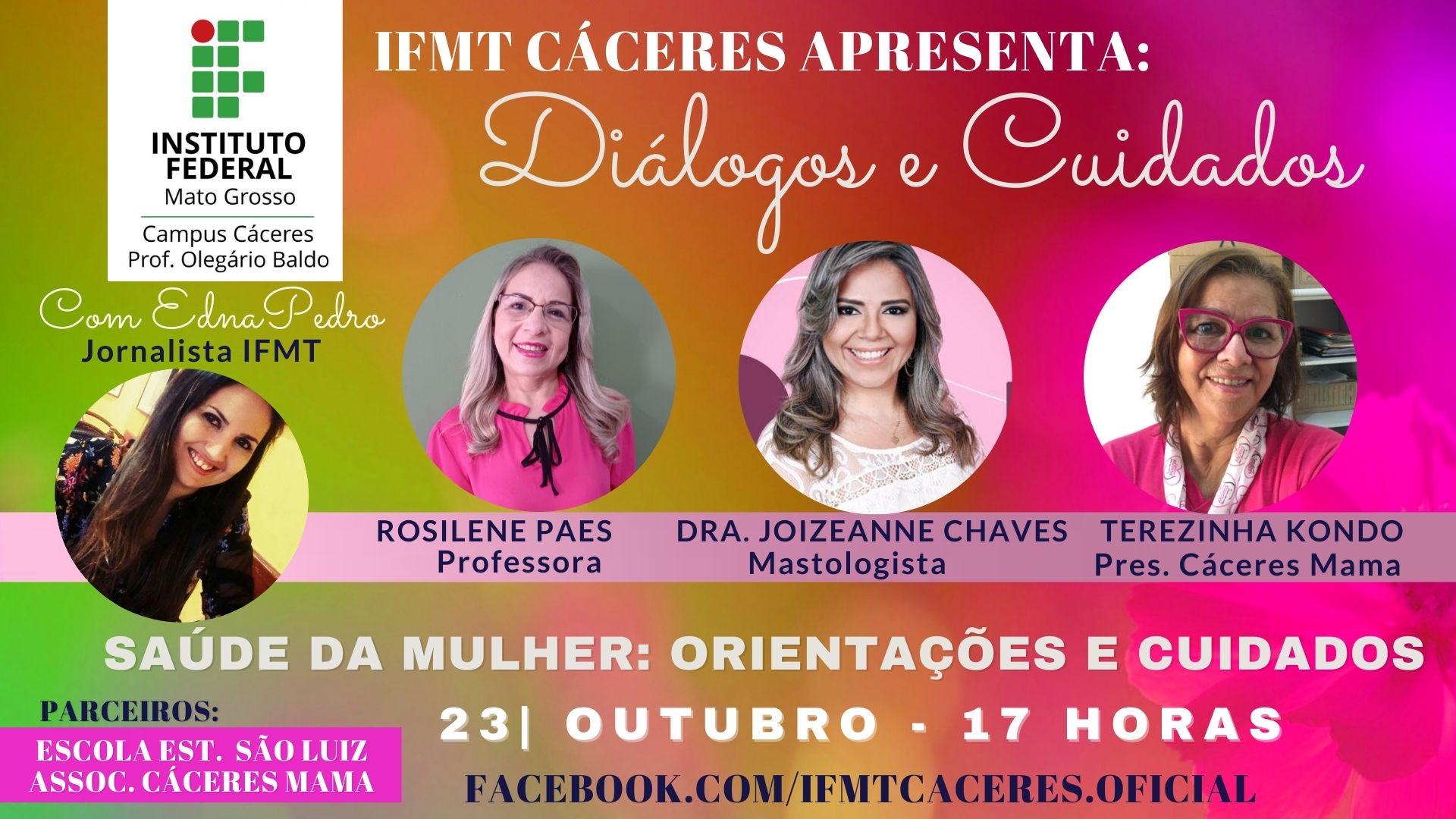 IFMT Cceres realiza evento   online sobre a sade da mulher