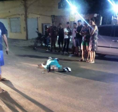 Homem com vrias passagens   morto a tiros no Guanabara