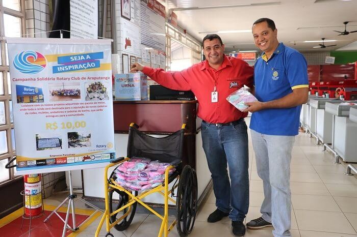 Rotary Club de Araputanga lana  campanha para cadeiras de roda