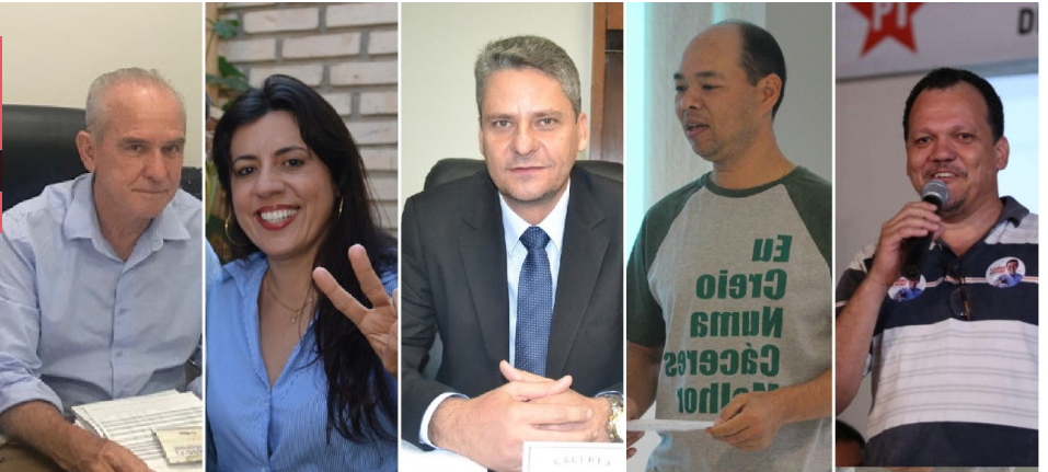 Convenes partidrias homologam 5 candidatos  prefeitura de Cceres