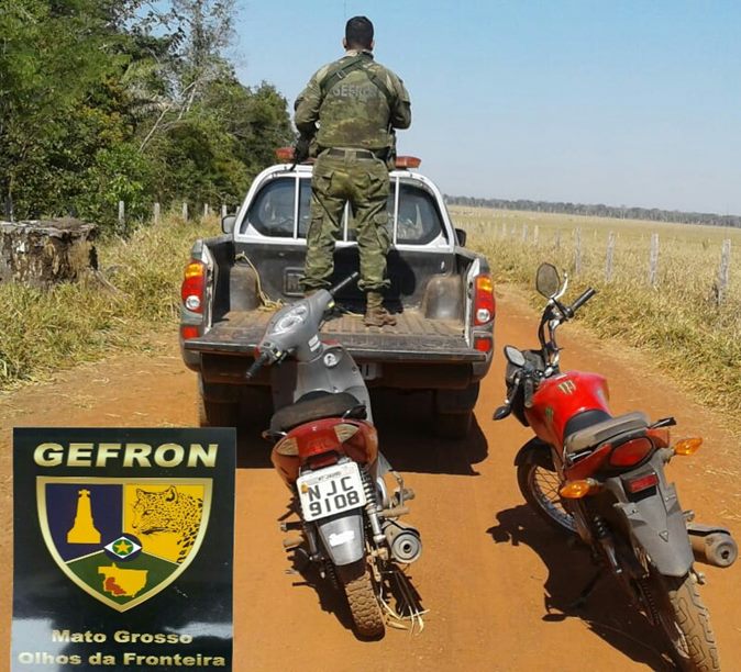 Gefron recupera duas motocas roubadas na regio de fronteira