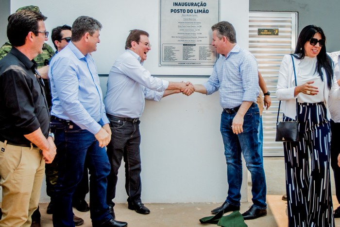 Governador destaca parcerias  ao inaugurar base do Gefron