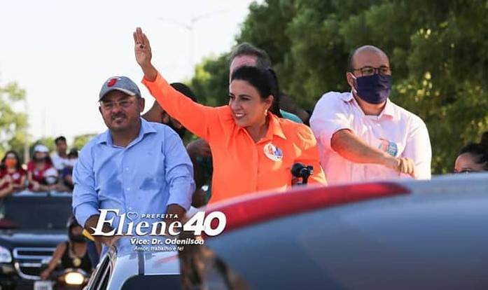 Eliene Liberato entra para histria como a    primeira mulher eleita prefeita em Cceres