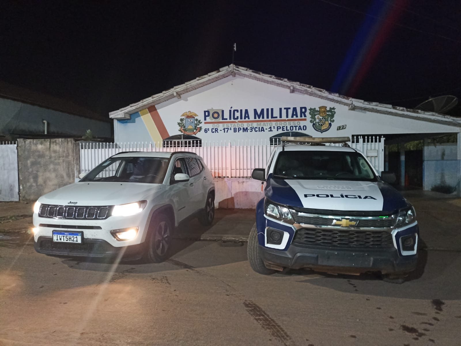 Jeep Compass roubado em Cuiab  recuperado na regio de fronteira