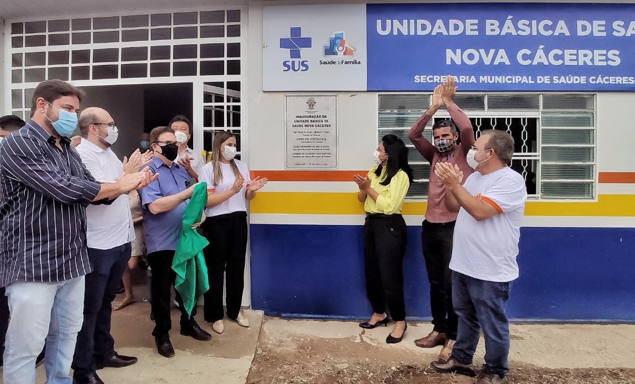 Prefeitura inaugura Unidade Bsica de Sade no Distrito Nova Cceres