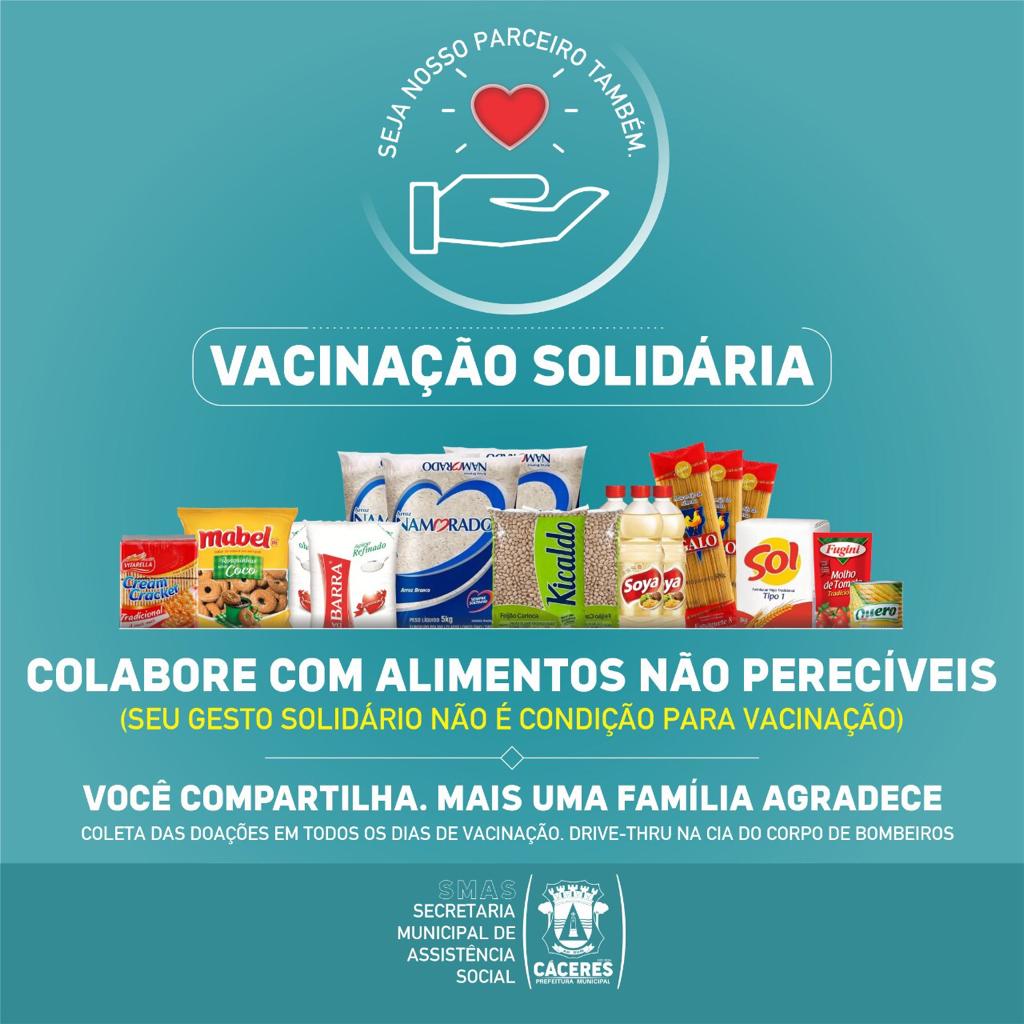 Secretaria de Ao Social lana  campanha Vacinao Solidria