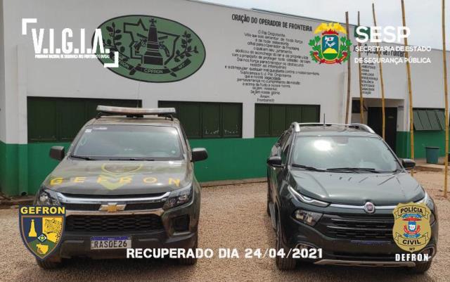 Fiat Toro e Renegade roubados no interior    de SP so recuperados a caminho da Bolvia