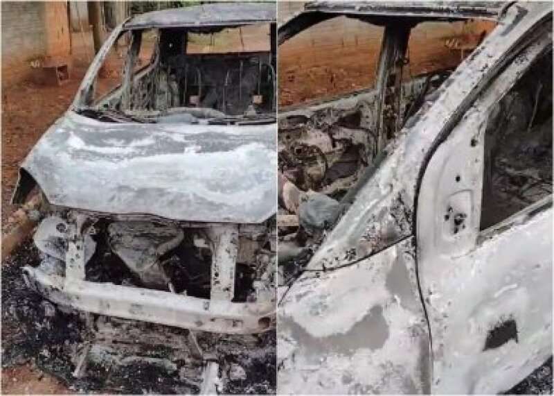 Após ver traição, homem põe fogo no carro do amante da esposa em Rio Branco