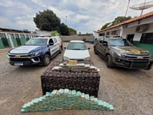 Em Lambar, Gefron prende homem com 100 tabletes de cocana avaliados em R$ 1,9 milho