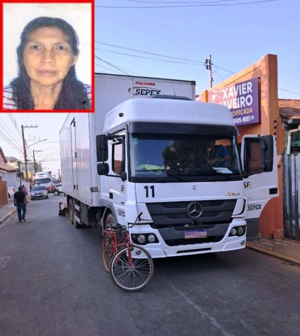 Em Cceres, ciclista morre em acidente com caminho, tragdia destaca necessidade de cuidados no trnsito