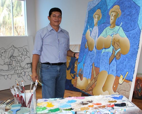 Prefeitura e parceiros promovem vernissage e exposio do artista Sebastio Mendes