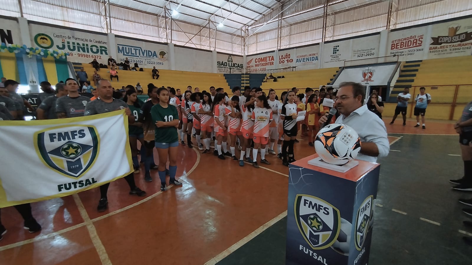 Cceres  sede dos jogos da Taa Mato Grosso de Futsal Sub 15
