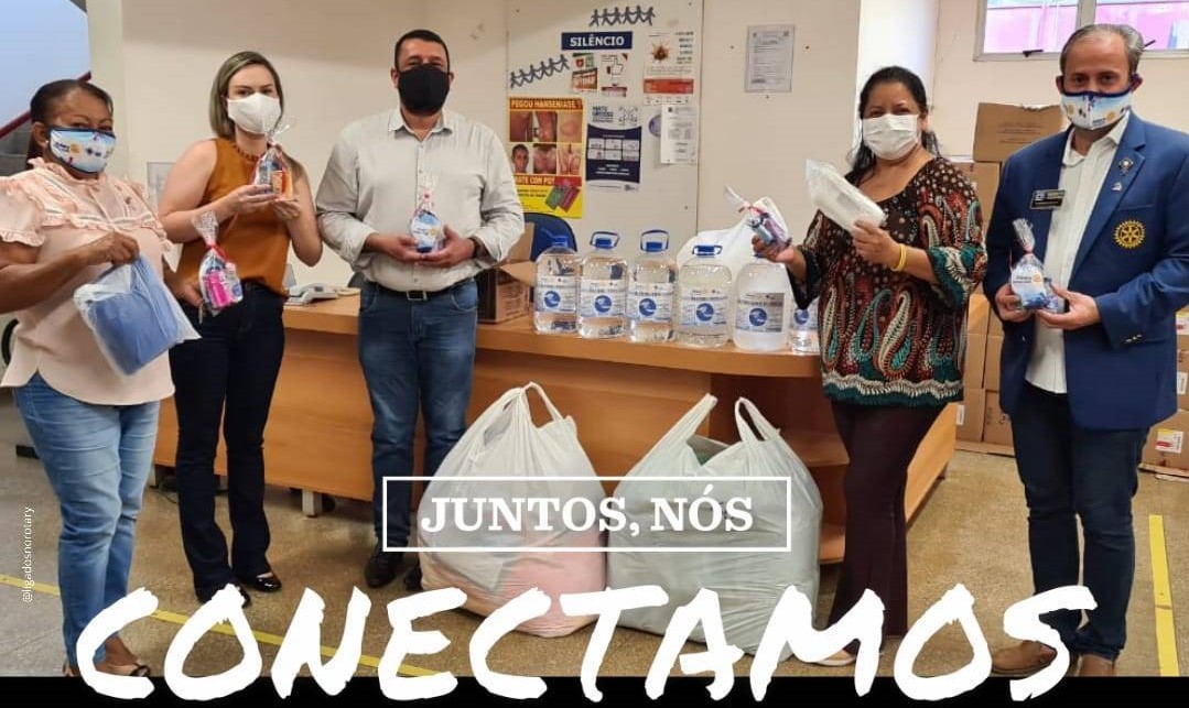 Clubes de Rotary realizam inmeras aes durante  pandemia do coronavrus em Cceres e no Estado