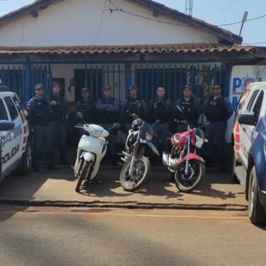 Em Lambari D'Oeste, PM prende quadrilha por receptao e recupera motocicletas furtadas