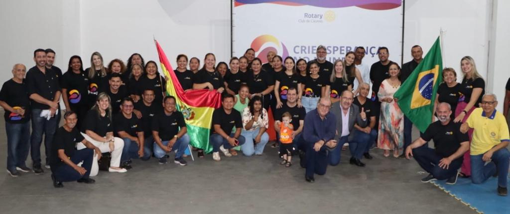 Rotary une Brasil e Bolvia com a fundao do Club de San Mathias