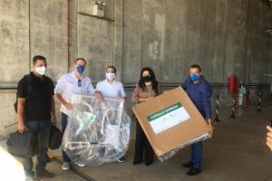 Hospital Regional recebe cpsulas para ajudar no combate a pandemia do COVID-19