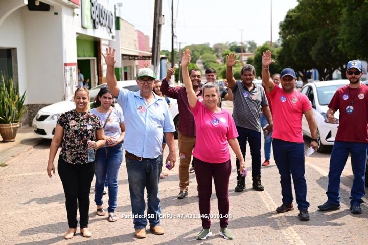 Valdenria recebe apoio de ex-prefeito e ex-deputado estadual em Araputanga